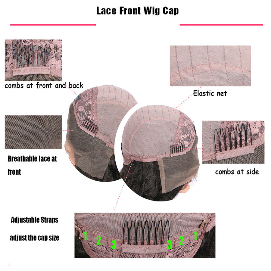 Side split color wig Side split color wig